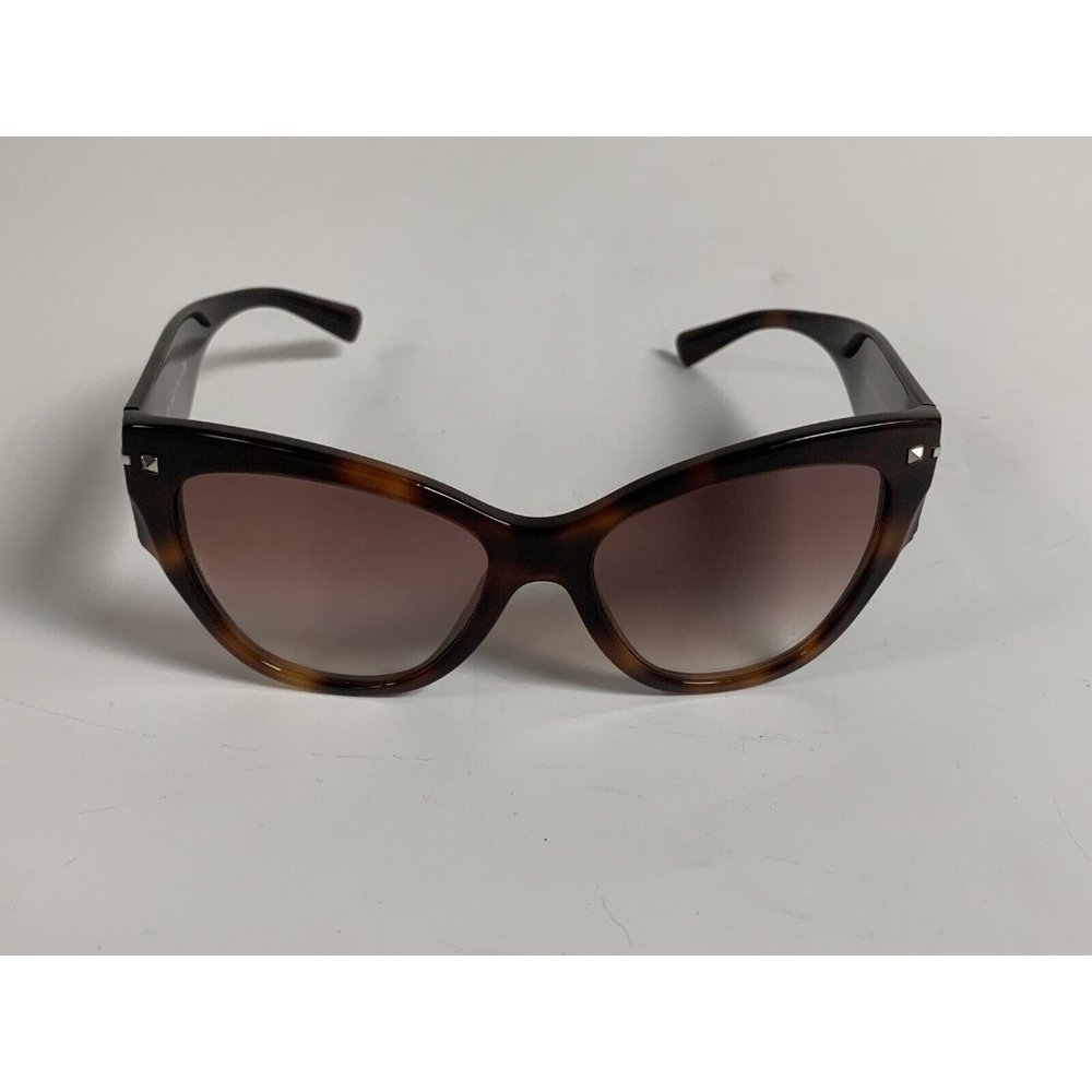 Valentino VA 4028 5011/8D ~ Women's Havana Cat Eye Sunglasses ~ 55[]17 140 2N